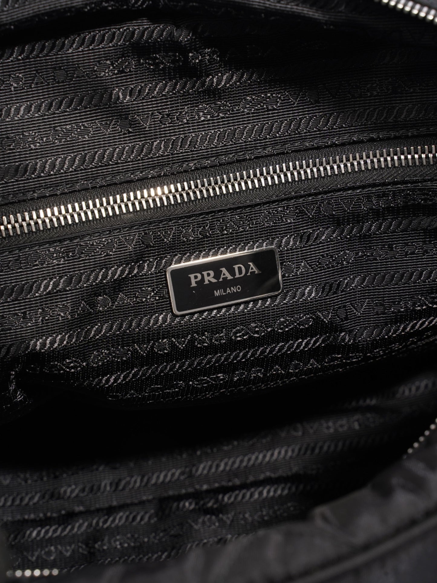 Prada Quilted Tessuto Impuntu Black Nylon