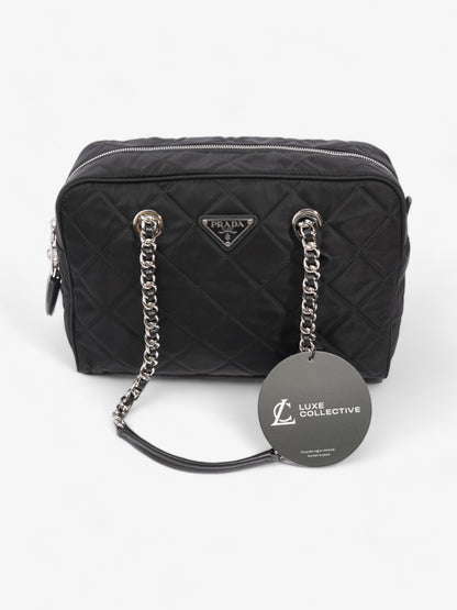 Prada Quilted Tessuto Impuntu Black Nylon