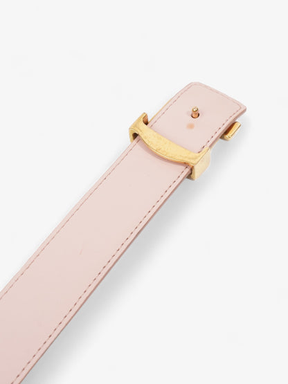 Louis Vuitton LV Iconic Reversible Belt Damier Azur / Rose Ballerine Coated Canvas 80cm / 32"