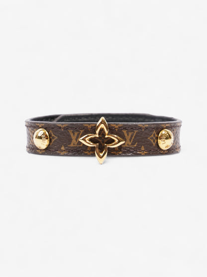 Louis Vuitton Blooming Bracelet Monogram / Gold Coated Canvas