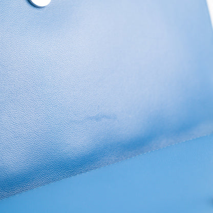 Christian Dior Cannage Lambskin Blue Clutch
