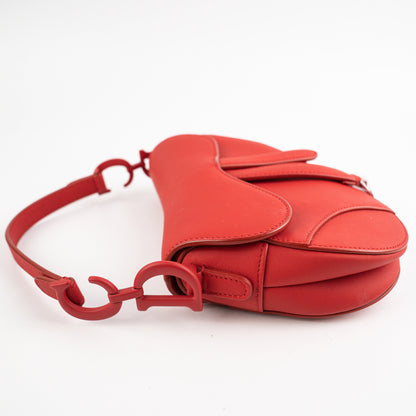 Christian Dior Mini Saddle Red