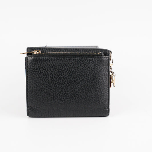 Dior Compact Wallet Black