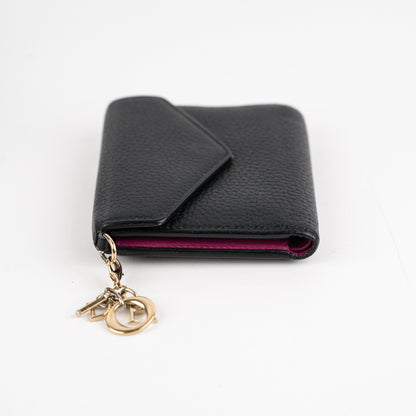 Dior Compact Wallet Black