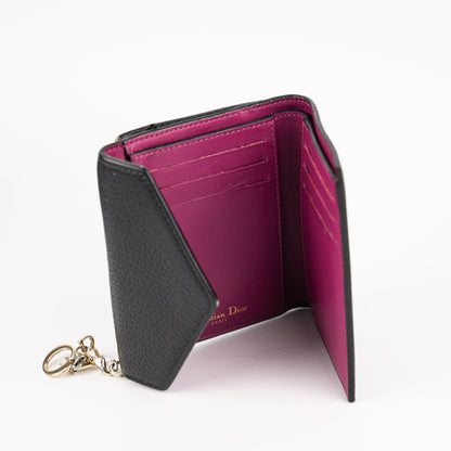 Dior Compact Wallet Black