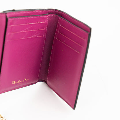 Dior Compact Wallet Black