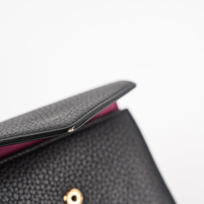 Dior Compact Wallet Black