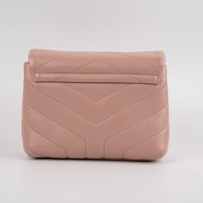 Saint Laurent Toy Lou Lou Pink Crossbody Bag
