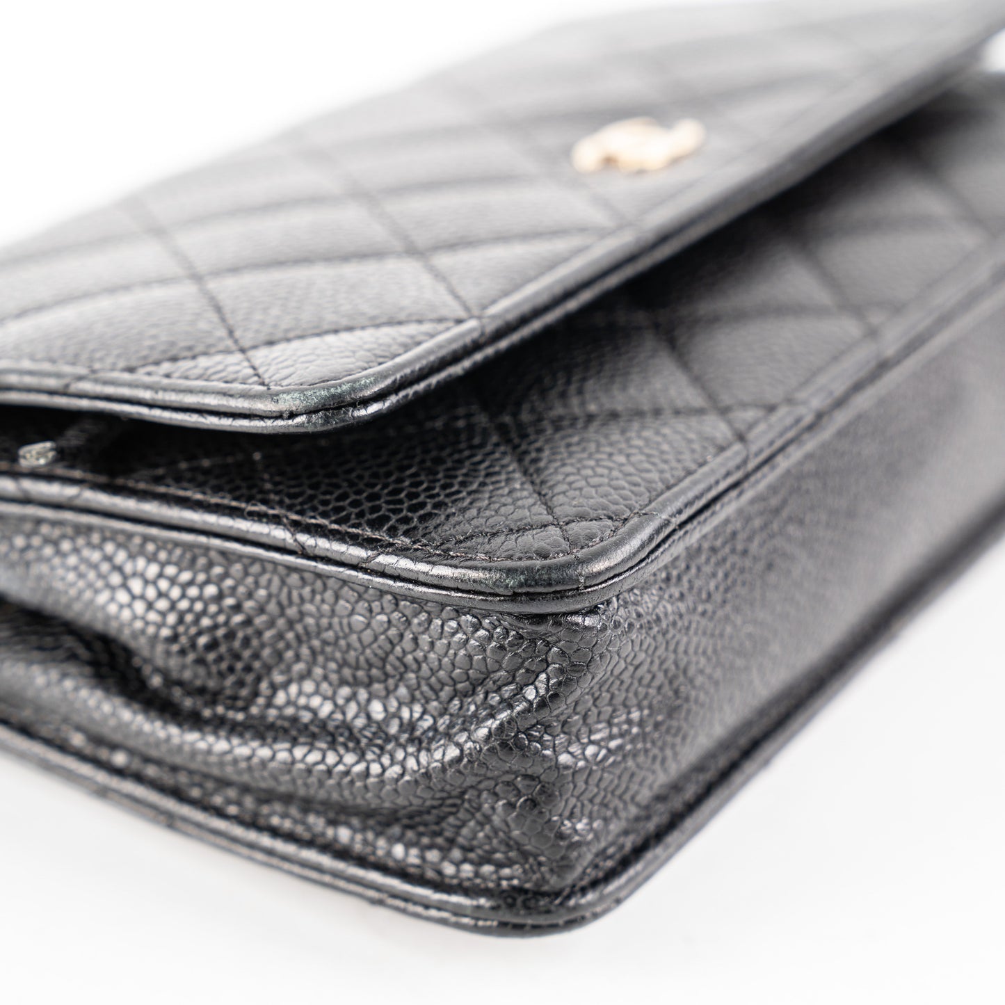 Chanel Wallet On Chain Caviar Black WOC