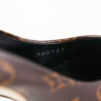 Louis Vuitton Heels Monogram/Gold Size 35