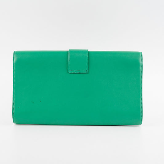 Saint Laurent Y Clutch Green