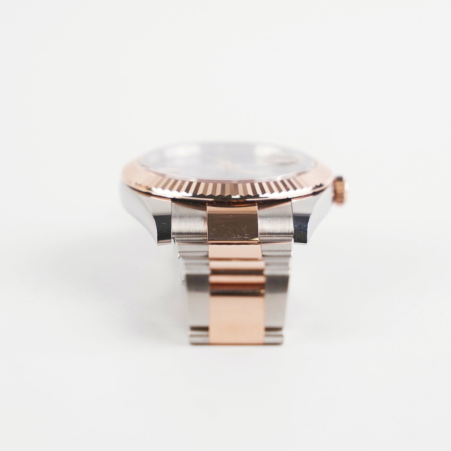 Rolex Datejust 41MM Two Tones Rose Gold Grey Dial