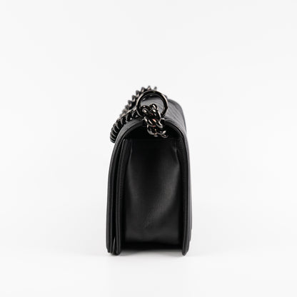 Chanel Old Medium Boy So Black Shoulder Bag