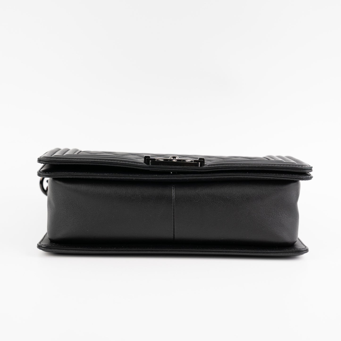 Chanel Old Medium Boy So Black Shoulder Bag