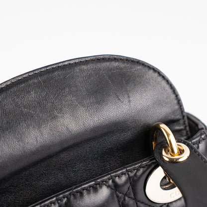 ITEM 17 - Dior Lady Dior Mini Black