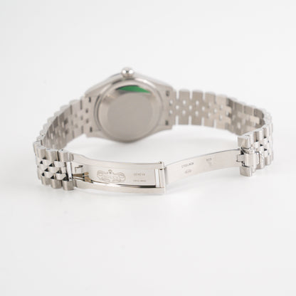 Rolex Date Just 31MM Mint Green Watch