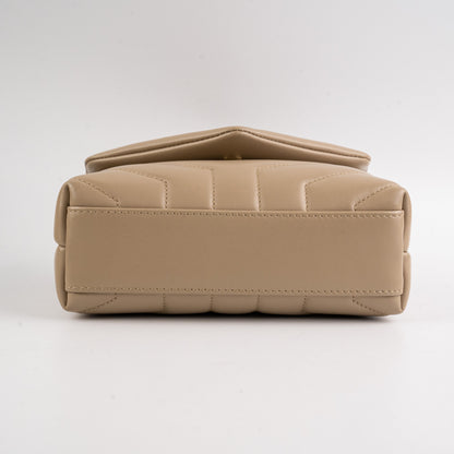 Saint Laurent Loulou Toy Dark Beige