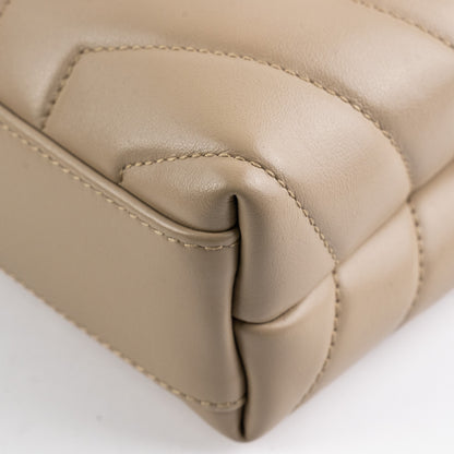 Saint Laurent Loulou Toy Dark Beige