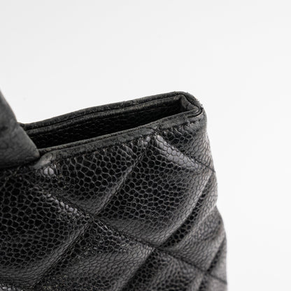 Chanel Medallion Caviar Tote Black