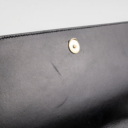 Saint Laurent Kate Stud Suede Black