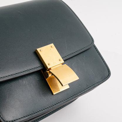 Celine Teen Box Bag Dark Green