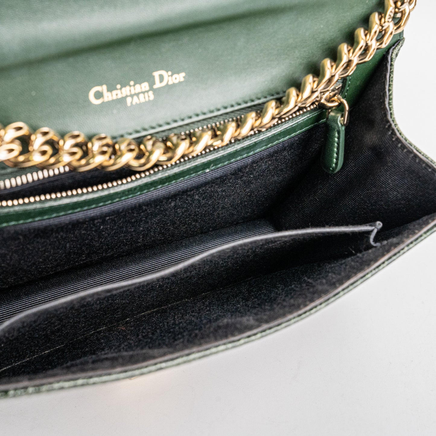 Christian Dior Medium Diorama Green Bag