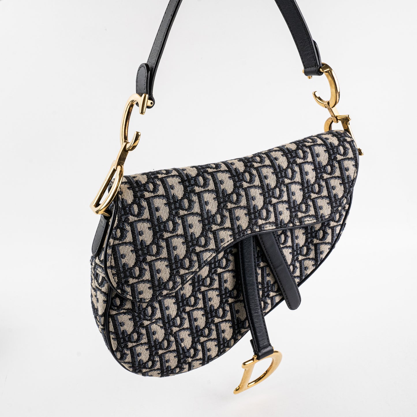 Christian Dior Saddle Oblique Shoulder Bag
