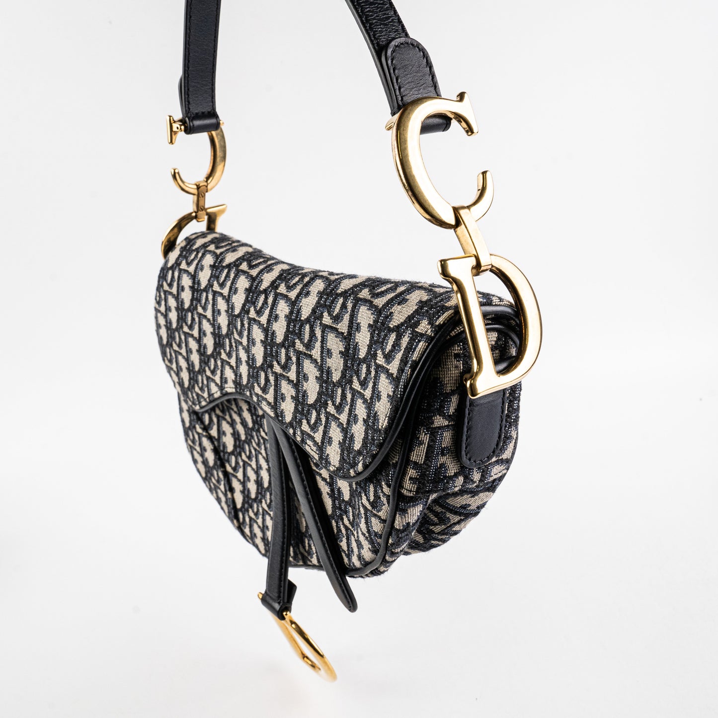 Christian Dior Saddle Oblique Shoulder Bag