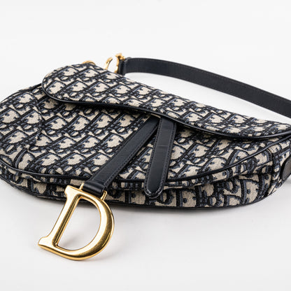 Christian Dior Saddle Oblique Shoulder Bag