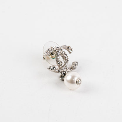 Chanel CC Logo Earrings