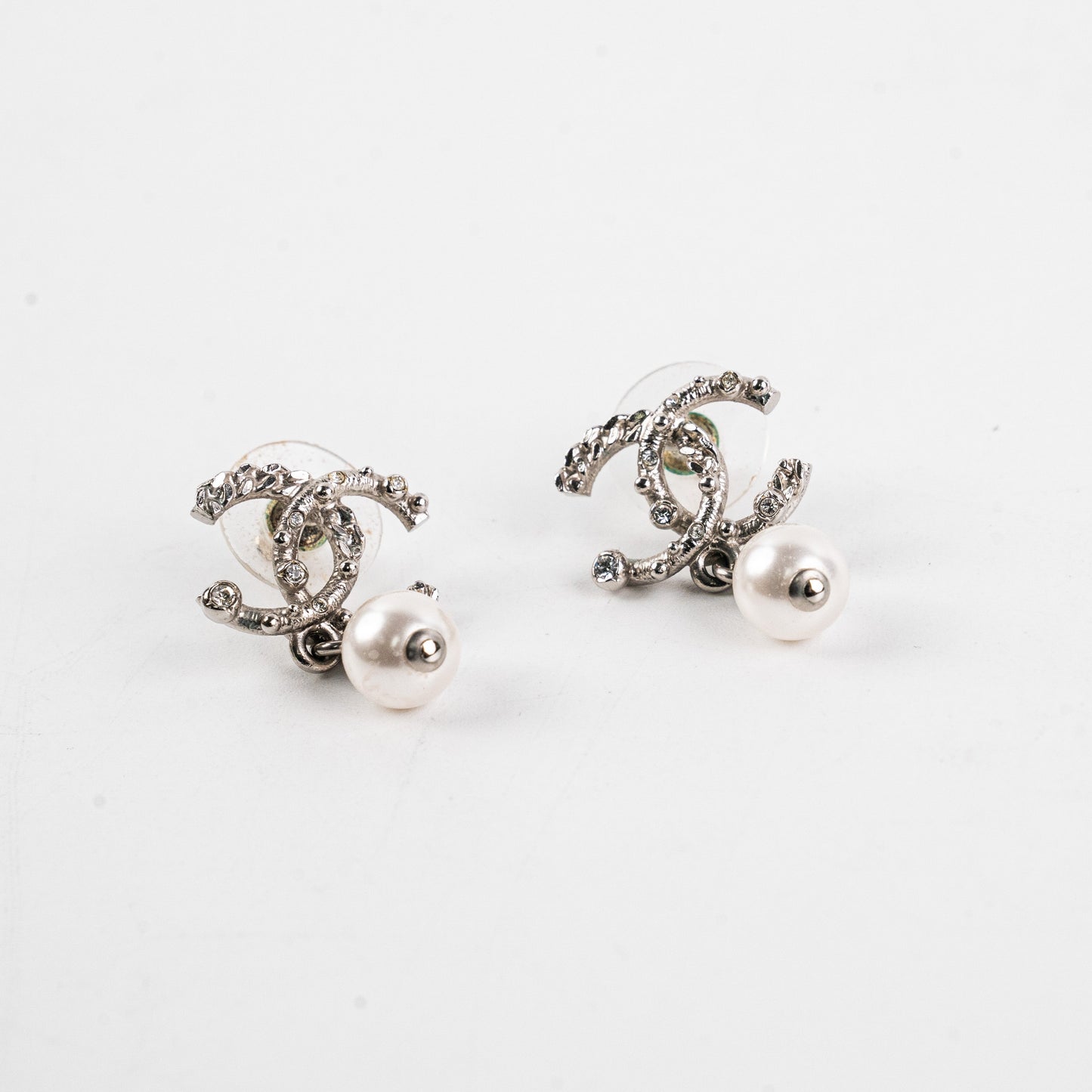 Chanel CC Logo Earrings
