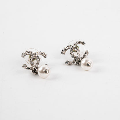 Chanel CC Logo Earrings