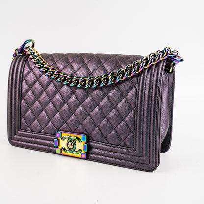 Chanel Old Medium Boy Mermaid