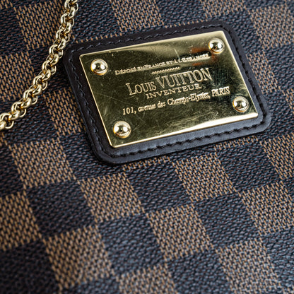 Louis Vuitton Eva Damier Ebene Clutch