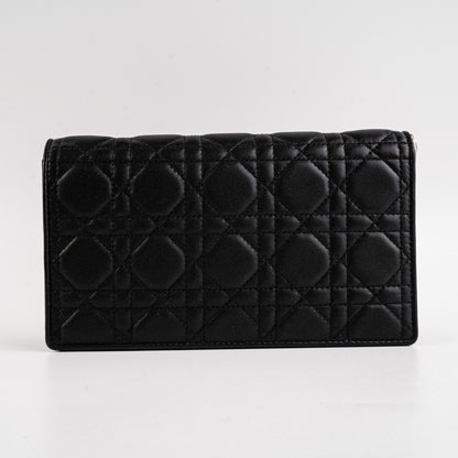 Christian Dior Lady Dior Pouch Black Crossbody Bag