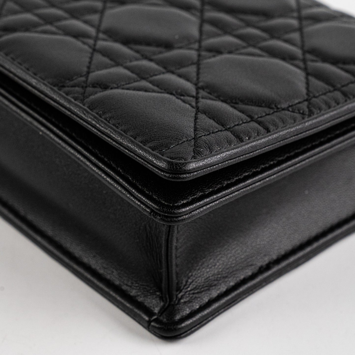 Christian Dior Lady Dior Pouch Black Crossbody Bag