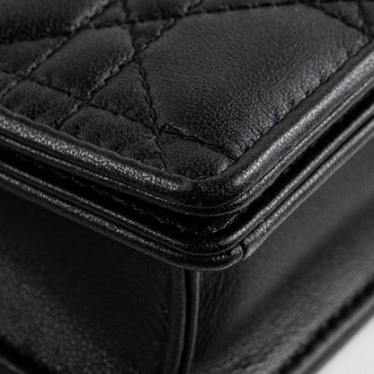 Christian Dior Lady Dior Pouch Black Crossbody Bag