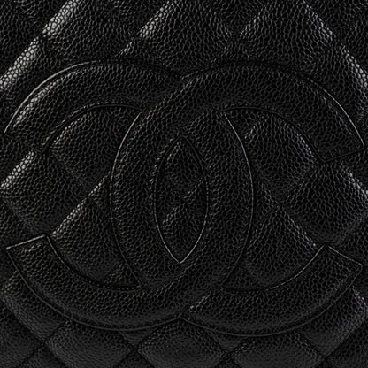 Chanel Caviar Granded Shopping Tote Black
