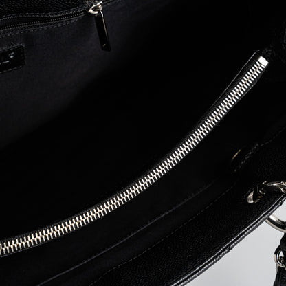 Chanel Caviar Granded Shopping Tote Black
