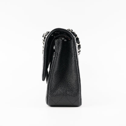 Chanel Medium/Large Double Classic Flap Caviar Black