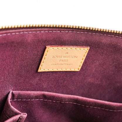 Louis Vuitton Burgundy Patent PM Tote Bag