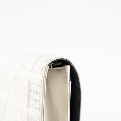 Dior Diorama Patent Wallet On Chain Woc Ivory