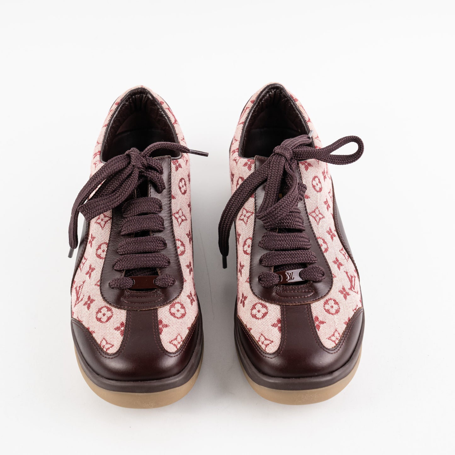 Louis Vuitton Monogram Mini Lin Sneakers Size 35.5