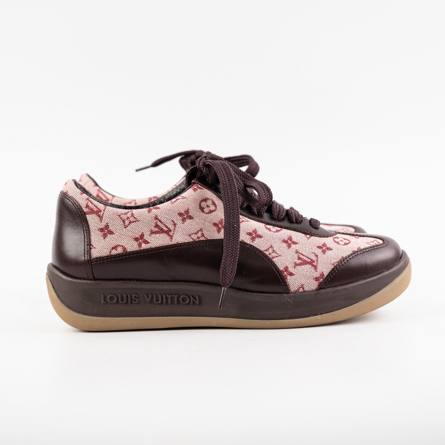 Louis Vuitton Monogram Mini Lin Sneakers Size 35.5