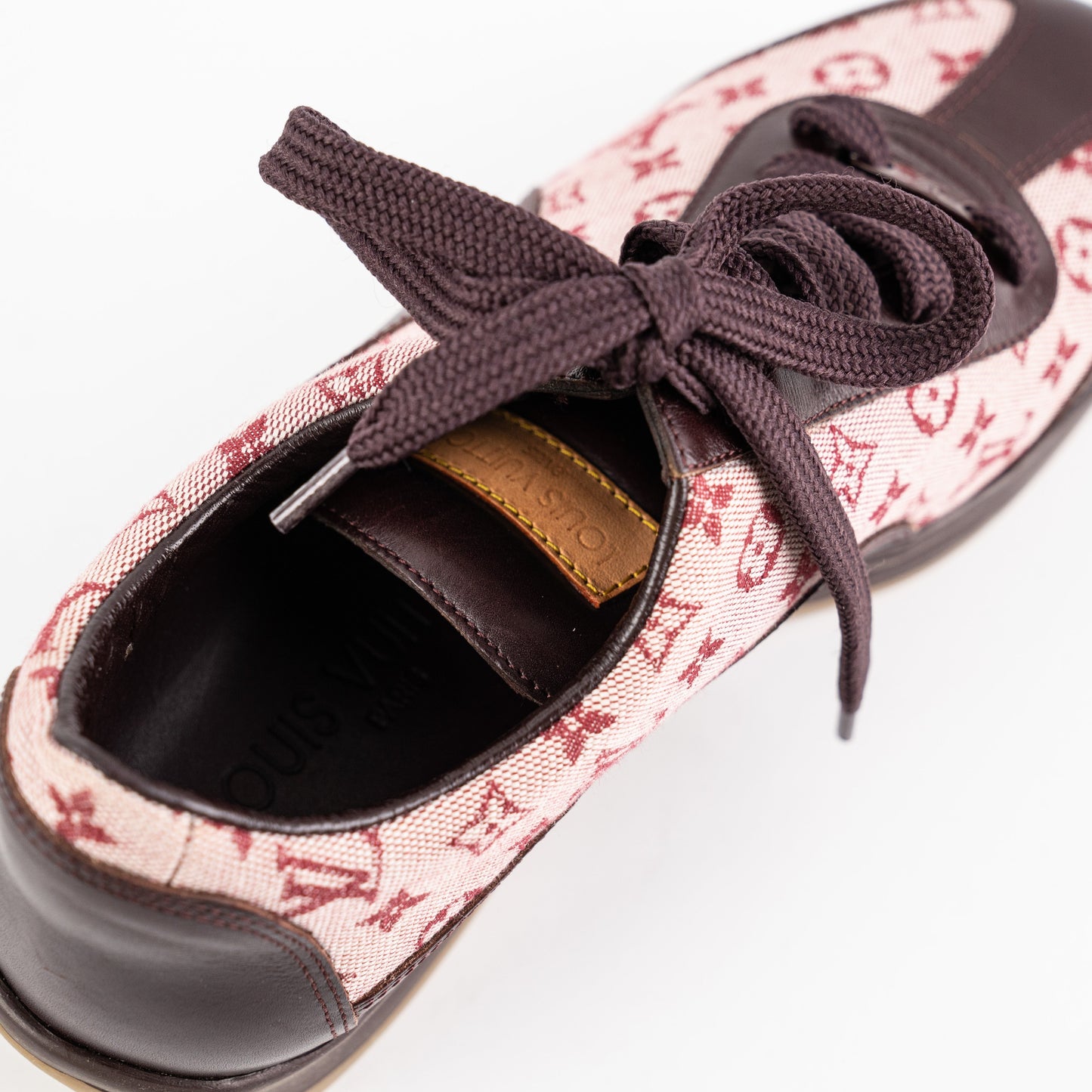 Louis Vuitton Monogram Mini Lin Sneakers Size 35.5