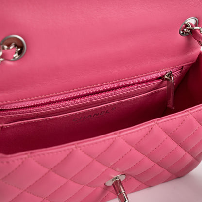Chanel Mini Rectangle Lambskin Pink