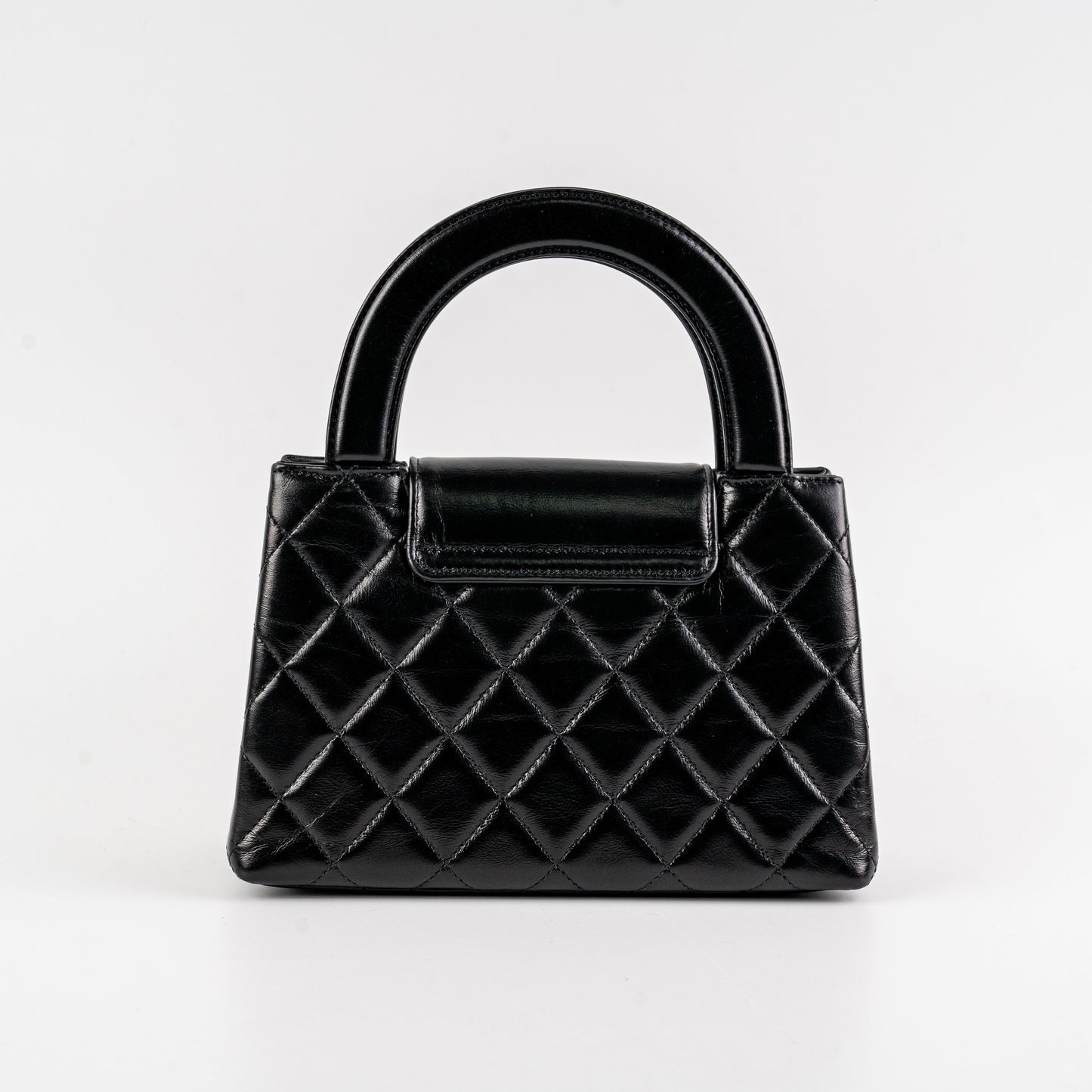 Chanel 23K Kelly Bag Small Black Microchip