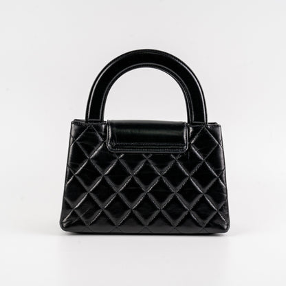 Chanel 23K Kelly Bag Small Black Microchip