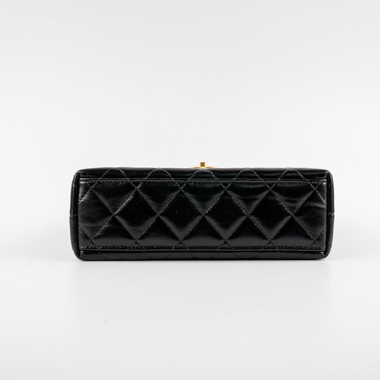 Chanel 23K Kelly Bag Small Black Microchip