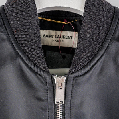 Saint Laurent Bomber Jacket Black Size 38